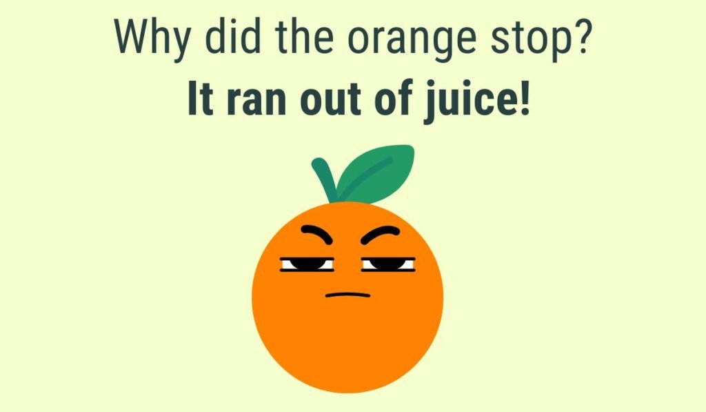 orange puns and jokes