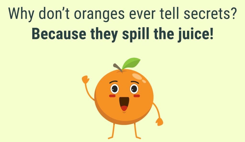 orange puns and jokes