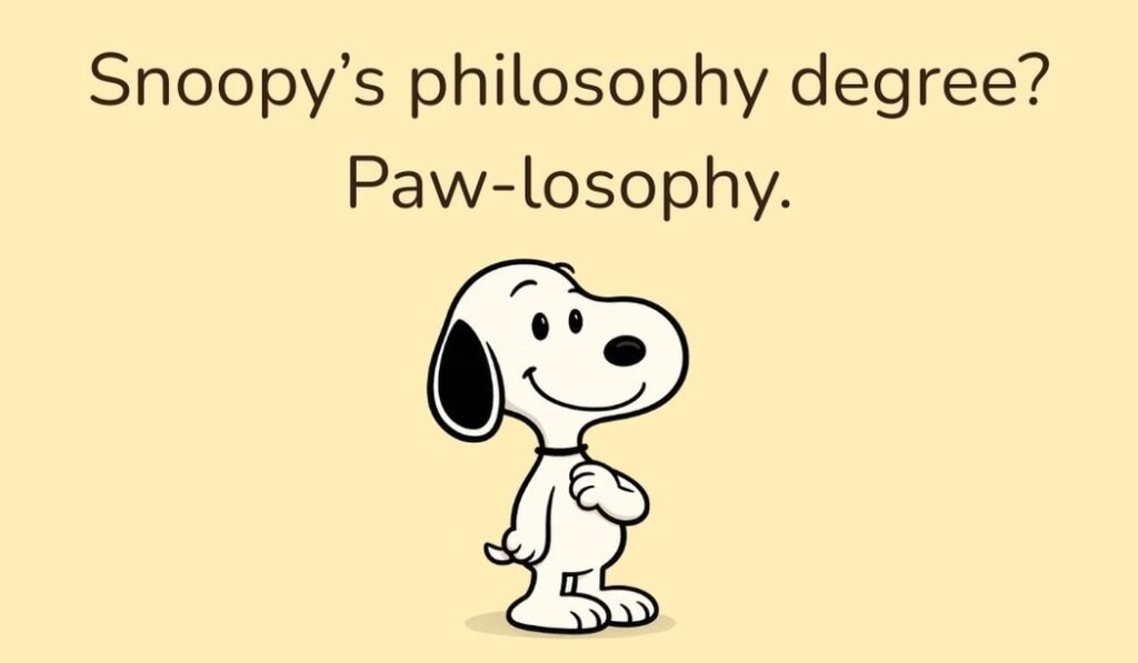 snoopy puns and jokes