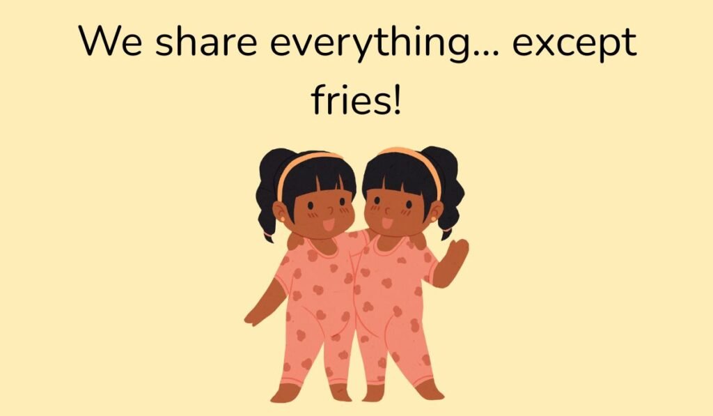 twin puns and jokes