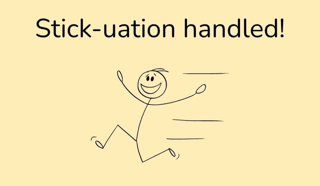 stick puns and jokes