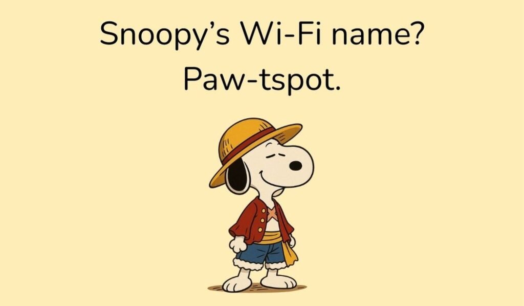 snoopy puns and jokes
